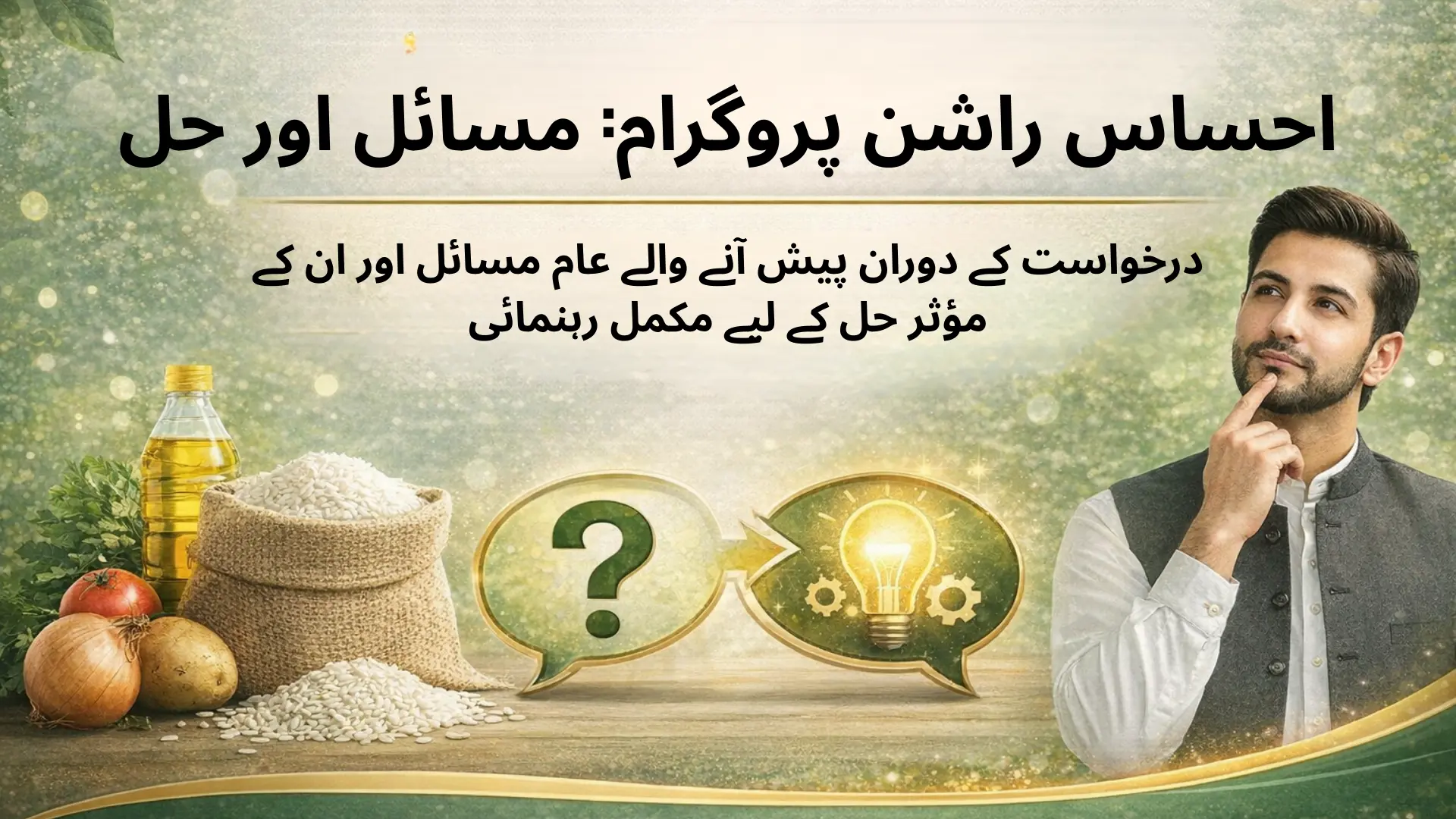 Ehsaas Rashan Problems & Solutions 1 احساس راشن پروگرام مسائل اور حل / Ehsaas Rashan Program Problems and Solutions